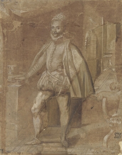 Grisaille of Francesco Maria II Della Rovere (1549-1631), Duke of Urbino by Giorgio Picchi