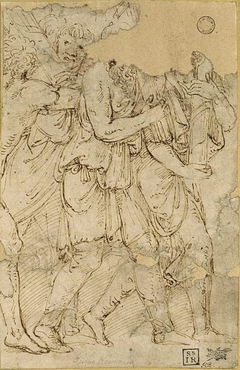 Group of three lictors by Giulio Romano