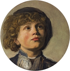 Head of a boy in a beret by Frans Hals