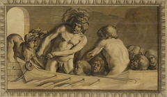 Hercules Gets Cerberus from the Underworld (Charon, the Ferryman of the Styx) by Jacob van Campen