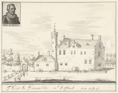 Het kasteel Groenevelt in Delfland by Jacobus Stellingwerff