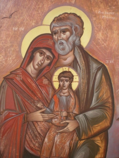 Αγία Οικογένεια / Holy Family by Aggeliki Papadomanolaki