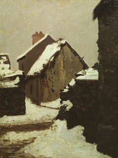 Houses in Snow by Robert Alan Mowbray Stevenson