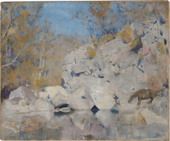 In a corner on the Macintyre by Tom Roberts