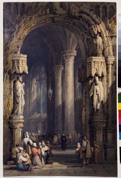 Interior Of A Cathedral by Samuel Prout