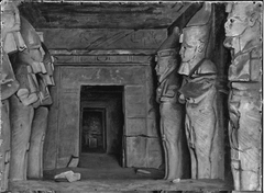 Interior of Temple of Rameses II at Abu-Simbel by Ernest Wadsworth Longfellow