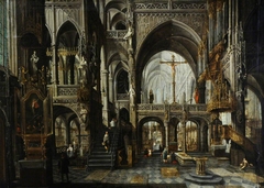 Interior of the Church of Saint Peter at Louvain by Anonymous