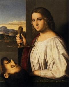 Judith with the head of Holofernes by Vincenzo Catena