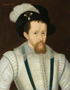 King James I (James VI of Scotland) (1566–1625) by manner of John de Critz the elder