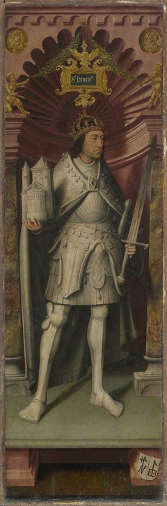 Kreuzigungsaltar: Kaiser Heinrich II. der Heilige by Barthel Bruyn the Elder