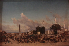 La place de l'At-Meïdan à Constantinople by Fabius Brest