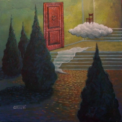 La porta rossa / The red door by Giuseppe Sticchi