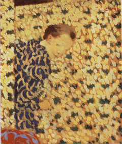 La porte entrebâillée by Édouard Vuillard