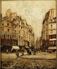 La Rue Galande, en 1888 by Anonymous