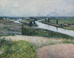 La Seine à la pointe d'Épinay by Gustave Caillebotte