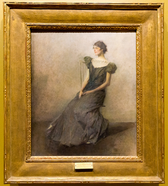 Lady in Green and Gray by Thomas Dewing