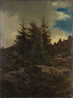 Landscape from Nes in Hallingdal by Adolph Tidemand