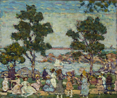 Landscape (Park Scene) by Maurice Prendergast