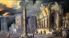 Landscape with Fantastic Ruins by François de Nomé