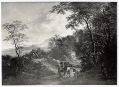 Landscape with Two Men by Jan Both