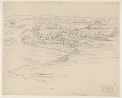 Landschap met kronkelweg by Pieter Dupont