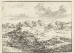 Landschap by Unknown Artist