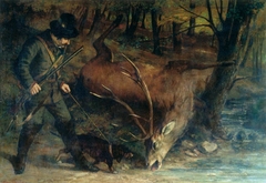 Le chasseur allemand by Gustave Courbet