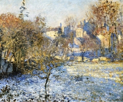 Le givre by Claude Monet