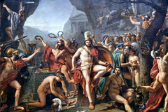 Leonidas at Thermopylae by Jacques-Louis David