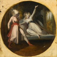 Leonore Discovering the Dagger Left by Alonzo by Henry Fuseli