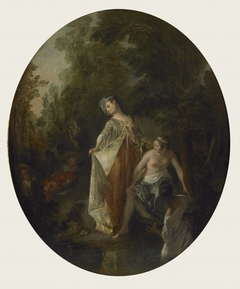 Les baigneuses by Nicolas Lancret