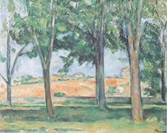 Les Marronniers du Jas de Bouffan (Horse-chestnut trees at Jas de Bouffan) by Paul Cézanne