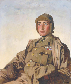 Lieut A. P. F. Rhys Davids, DSO, MC (1897–1917) by William Orpen