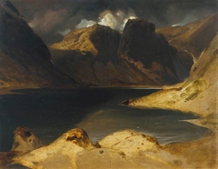 Loch Avon and the Cairngorm Mountains by Edwin Henry Landseer