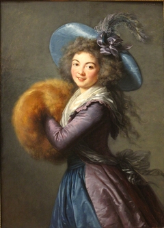 Madame Molé-Reymond with Muff by Elisabeth Louise Vigée Le Brun