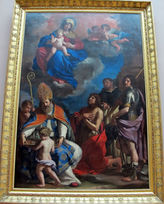 Madonna and Child with Four Saints by Guercino