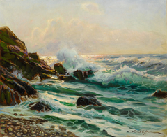 Maine Seascape by Constantin Westchiloff