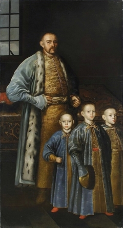 Maksymilian Franciszek Ossoliński with his Sons by Anonymous