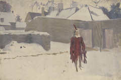 Mannikin in the Snow by John Singer Sargent