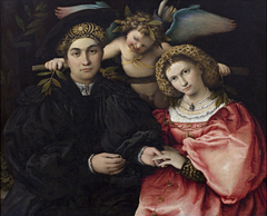 Marsilio Cassotti and His Bride Faustina by Lorenzo Lotto