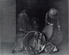 Mending a Drum by Esaias Boursse