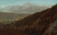 Mountain landscape by Lawrence Alma-Tadema