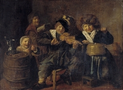 Music-making children by Jan Miense Molenaer