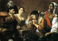 Musician and Drinkers by Valentin de Boulogne