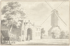 Noordeinder Poort te Monnickendam by Cornelis Pronk