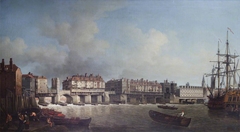 Old London Bridge by Samuel Scott