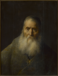 Old man in a skullcap by Jan Lievens