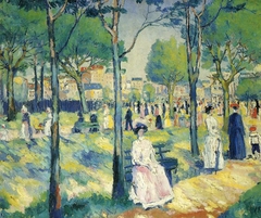 On the Boulevard by Kazimir Malevich