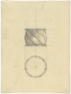 Ontwerp voor een servetring by Mathieu Lauweriks