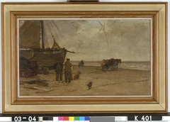 Oud Scheveningen by Johannes Evert Hendrik Akkeringa